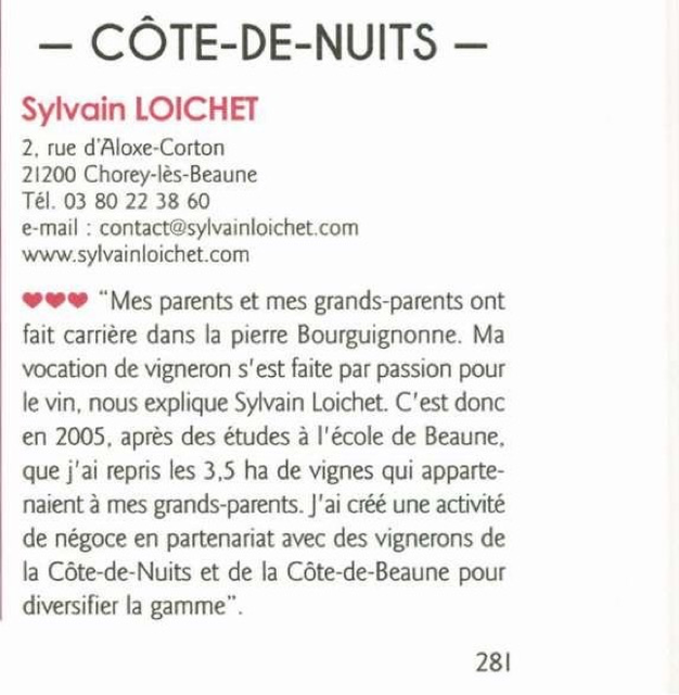 Cote de nuit - Sylvain Loichet